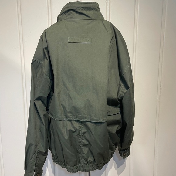 VTG London Fog Mens‎ XL Regular Green Jacket Coat Rain Wind Bomber Casual 90's - Picture 2 of 7